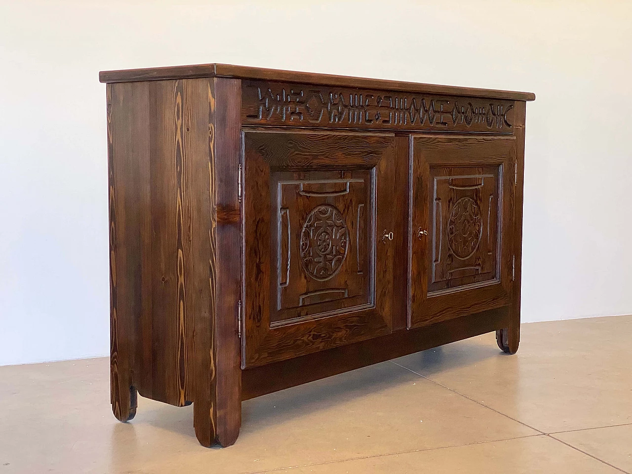 Pair of pine sideboards by Victor Cerrato, 1960s 7