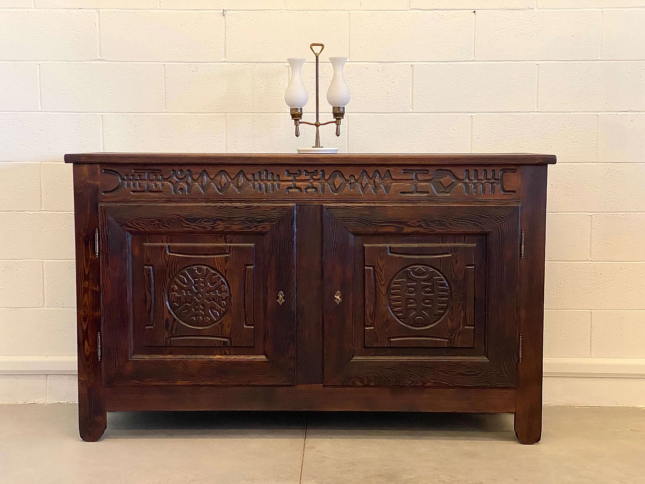 Pair of pine sideboards by Victor Cerrato, 1960s 8