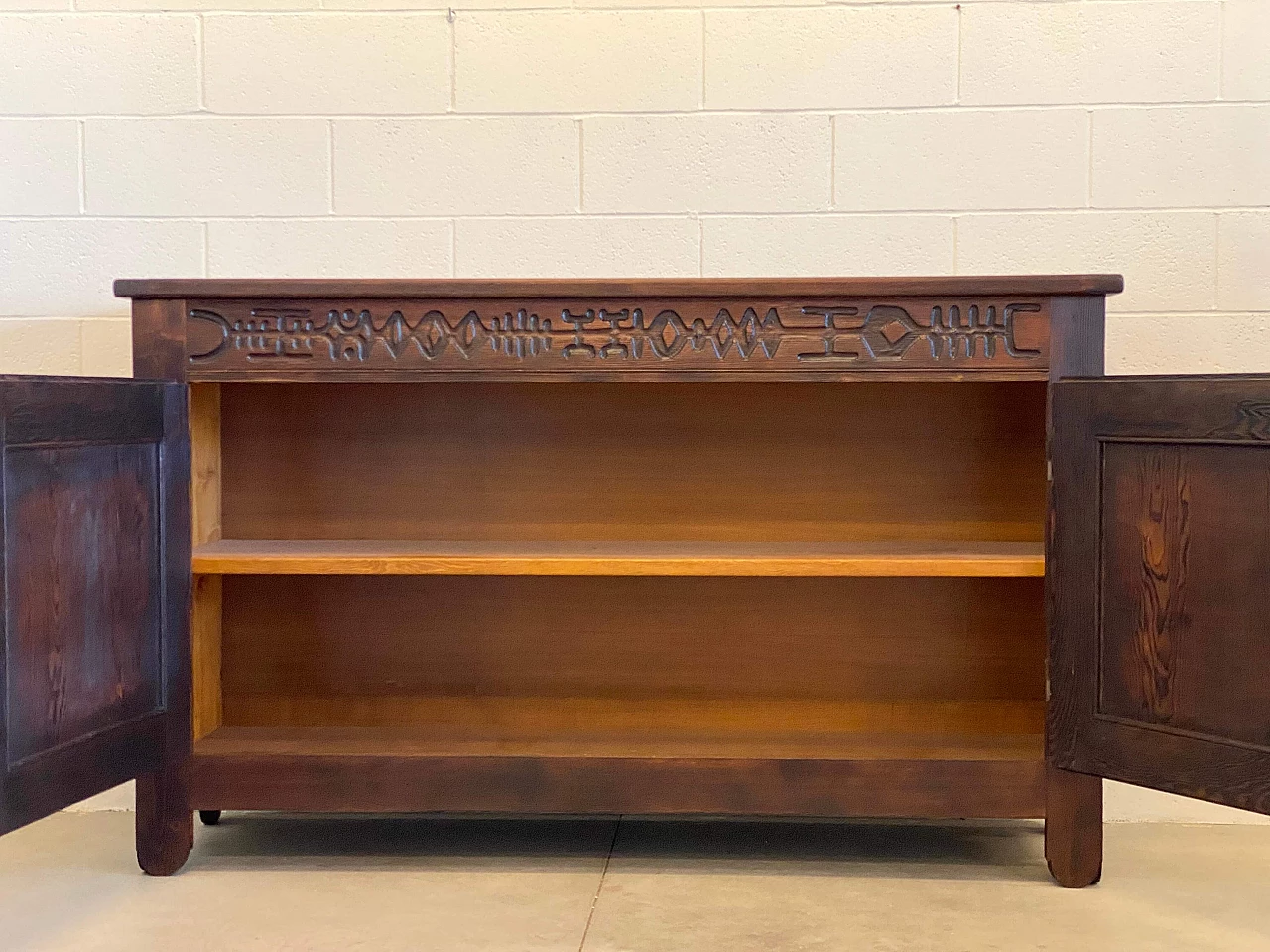 Pair of pine sideboards by Victor Cerrato, 1960s 11