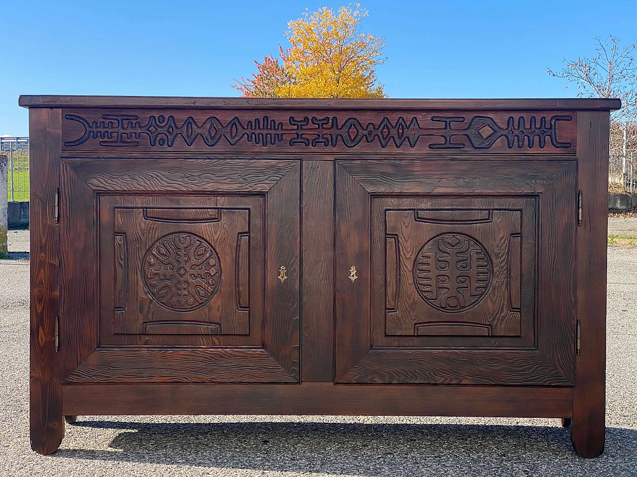 Pair of pine sideboards by Victor Cerrato, 1960s 38