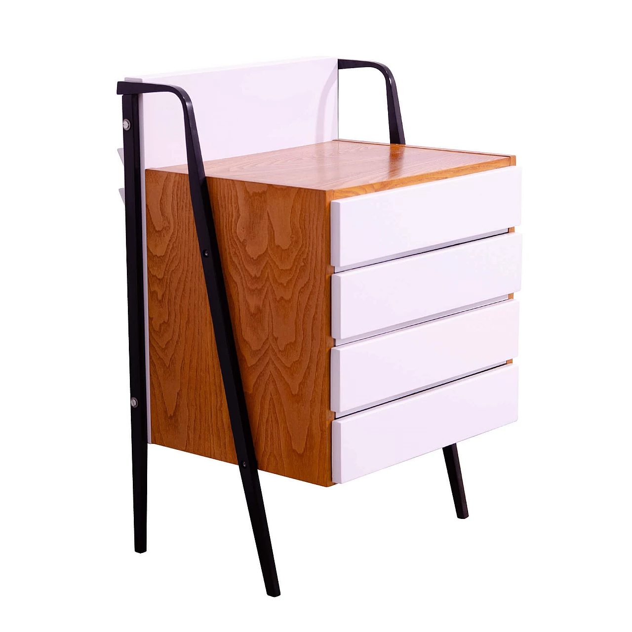Beech and plywood chest of drawers by Tatra Nabytok, 1960s 1