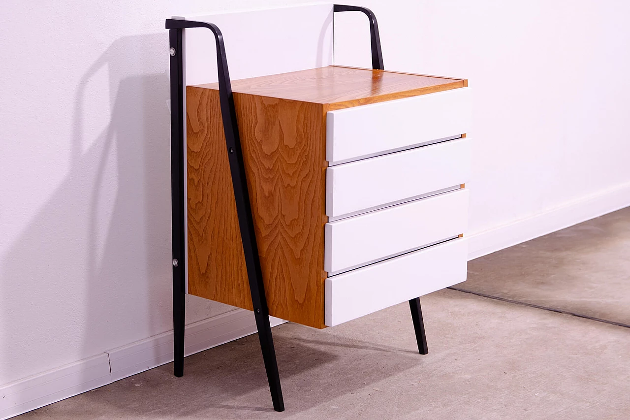 Beech and plywood chest of drawers by Tatra Nabytok, 1960s 4