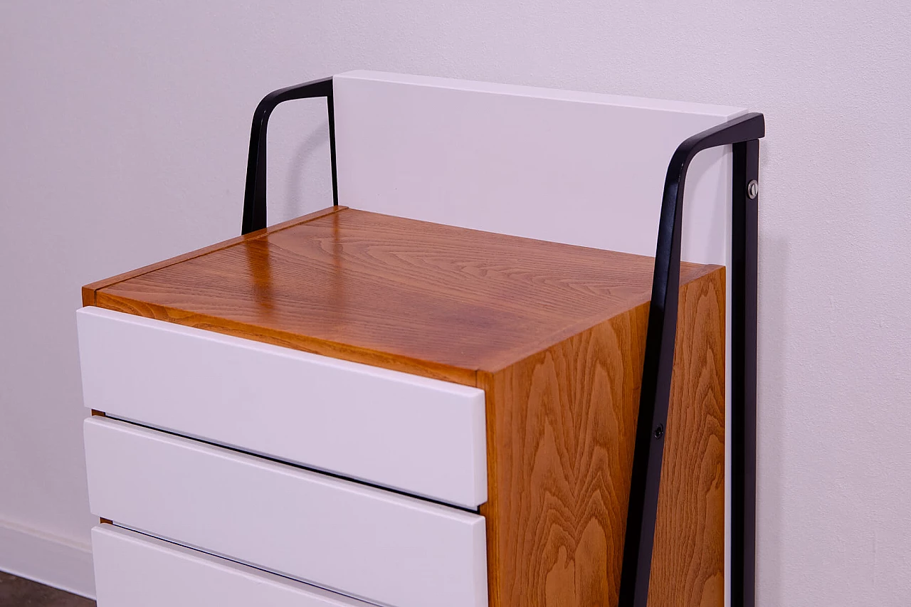 Beech and plywood chest of drawers by Tatra Nabytok, 1960s 9
