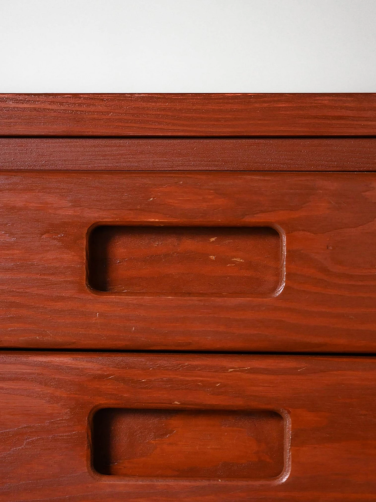 Scandinavian wood chest of drawers with nine compartments, 1960s 9