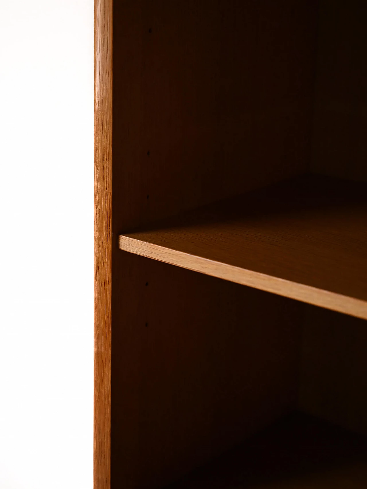 Scandinavian oak bookcase with display case, 1960s 7