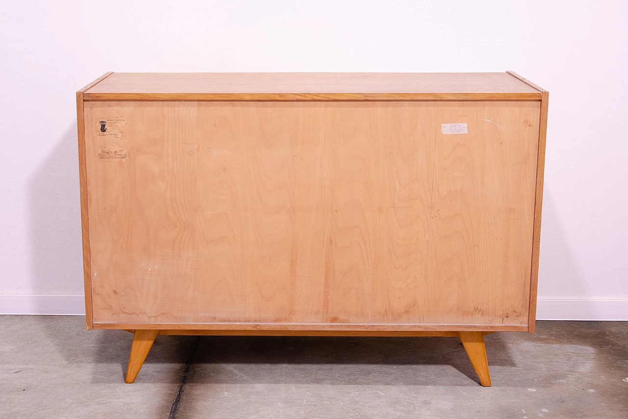 U-450 sideboard in beech, veneer, plywood and laminate by Jiří Jiroutek, 1960s 20