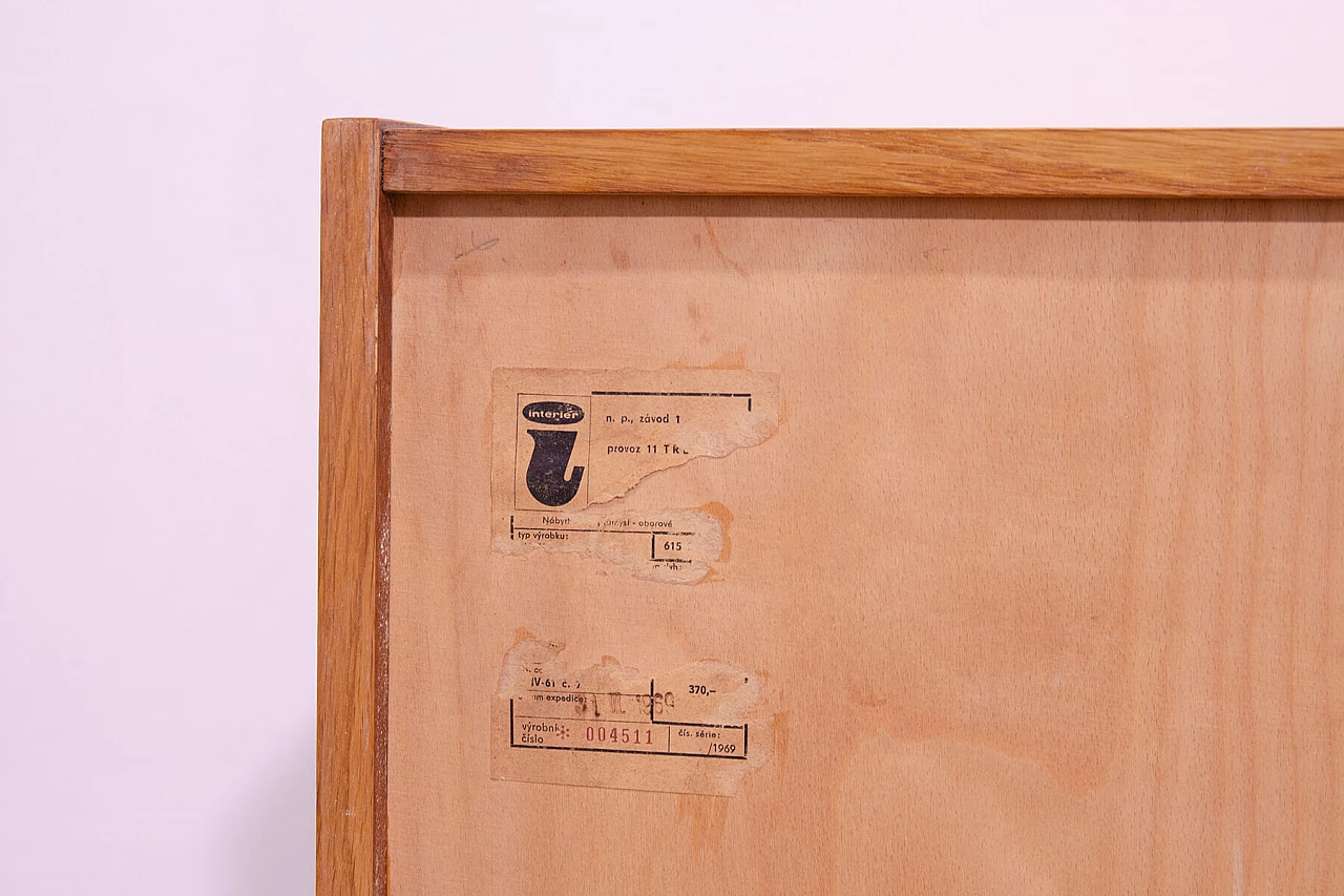 U-450 sideboard in beech, veneer, plywood and laminate by Jiří Jiroutek, 1960s 21