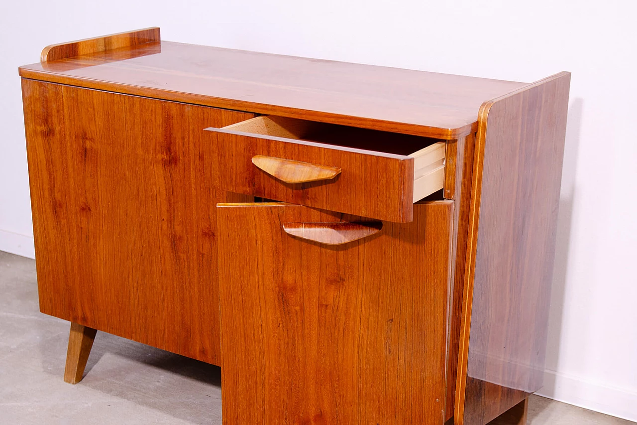 Walnut and plywood veneered TV cabinet by František Jirák for Tatra Nábytok, 1960s 13