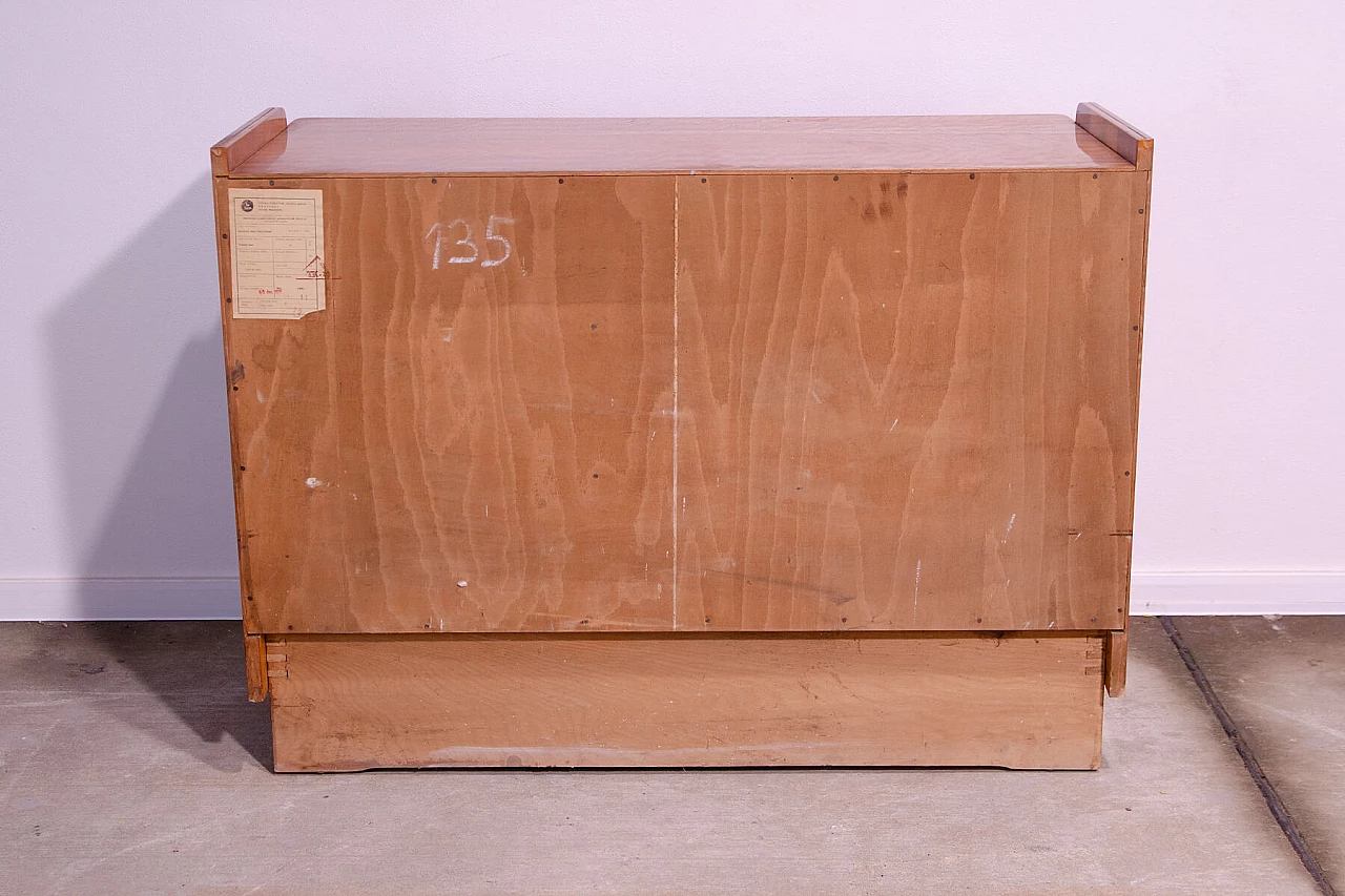 Walnut and plywood veneered TV cabinet by František Jirák for Tatra Nábytok, 1960s 21