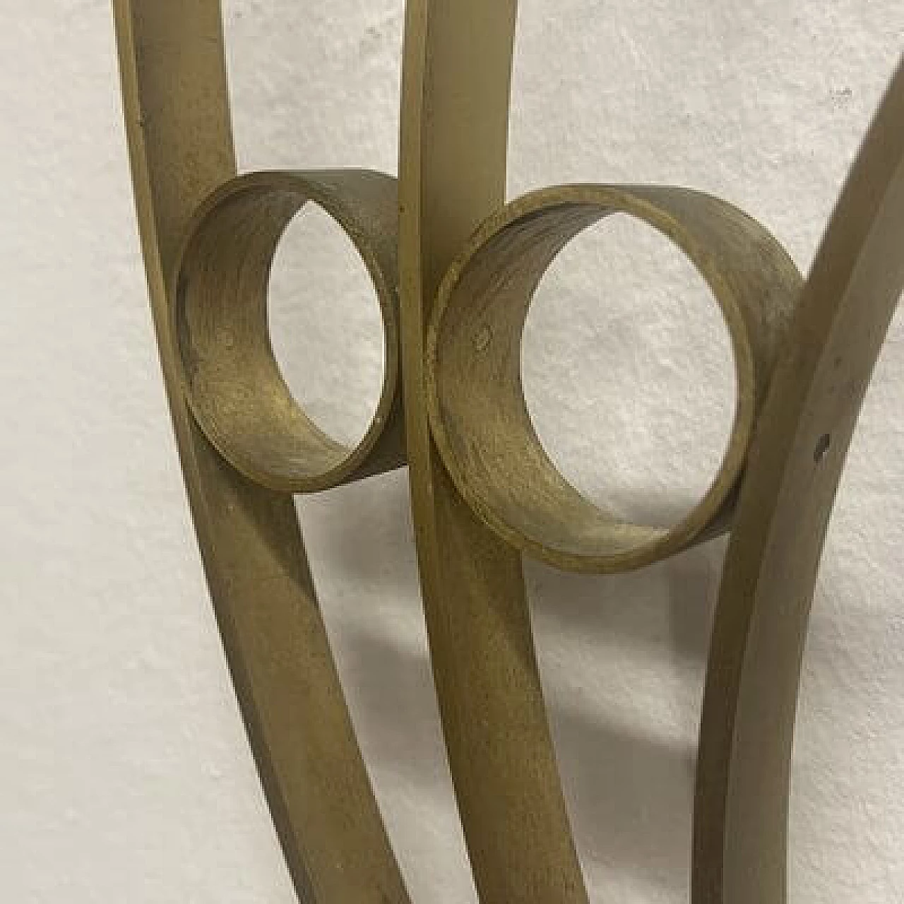 Mirror with brass frame by Adalberto Caraceni for Modernindustria, 1970s 6