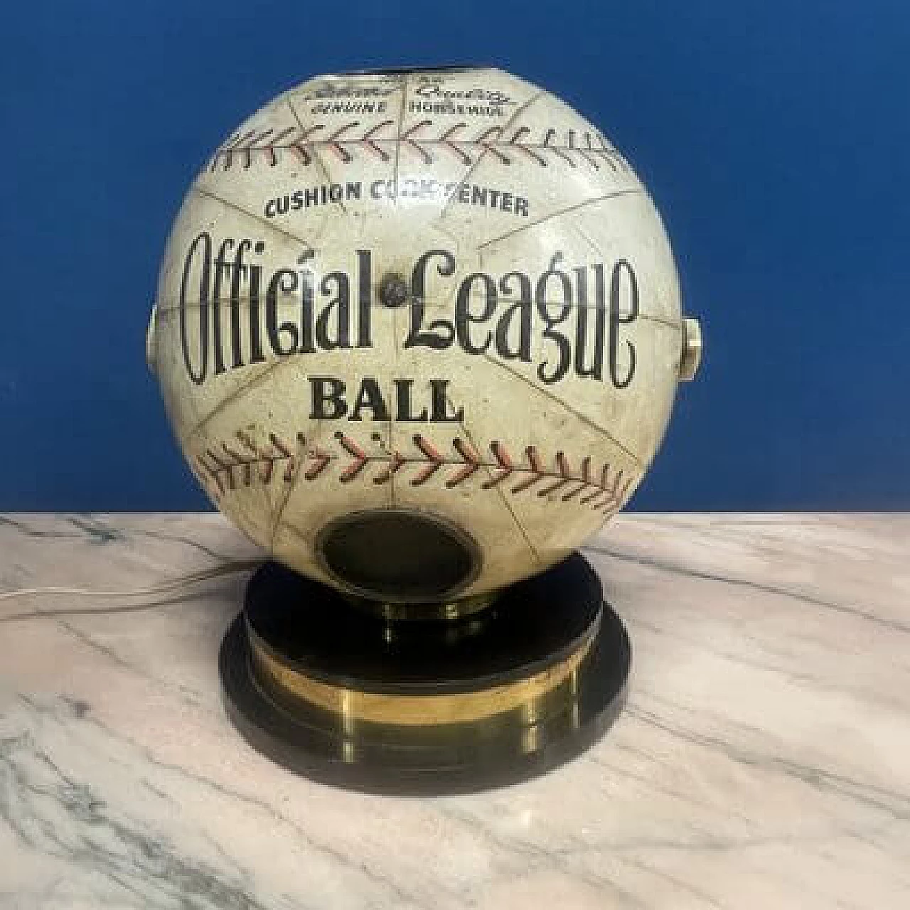 Radio trophy in the shape of a baseball, 1941 1