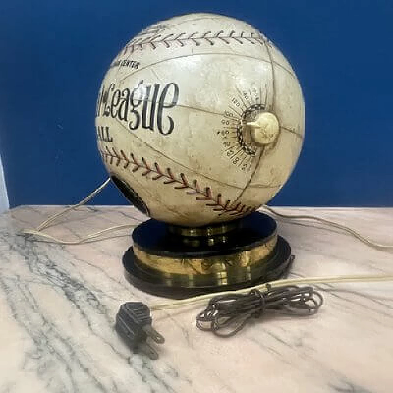 Radio trophy in the shape of a baseball, 1941 3