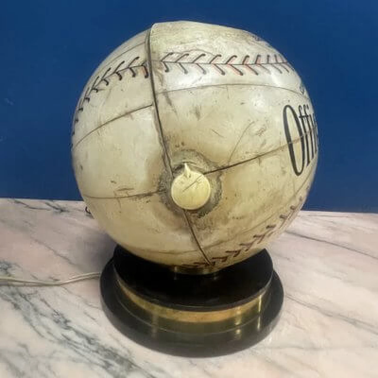 Radio trophy in the shape of a baseball, 1941 4