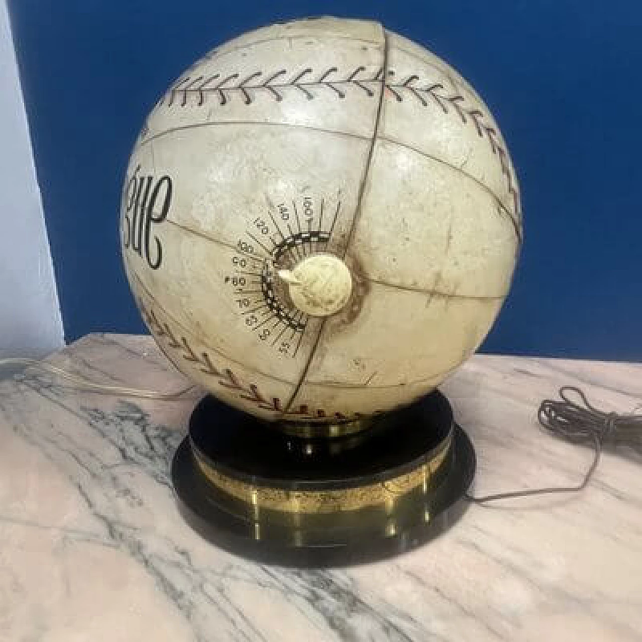 Radio trophy in the shape of a baseball, 1941 5