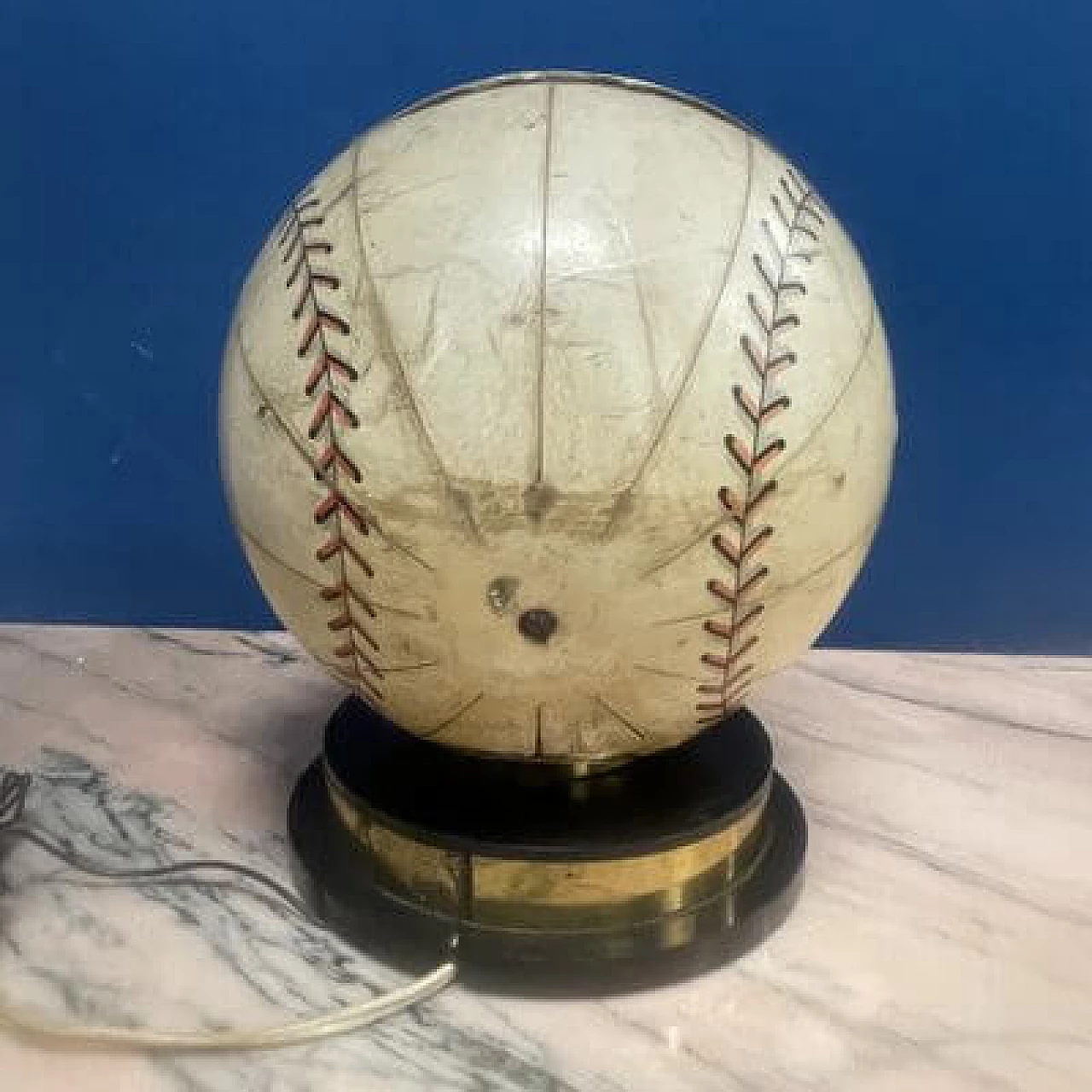 Radio trophy in the shape of a baseball, 1941 6