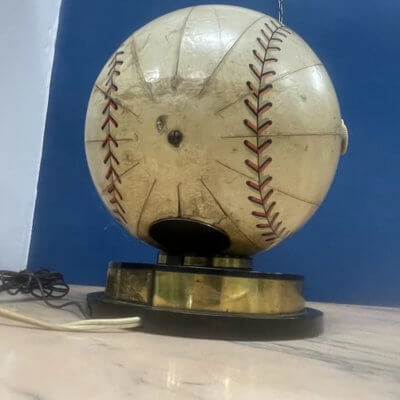 Radio trophy in the shape of a baseball, 1941 10