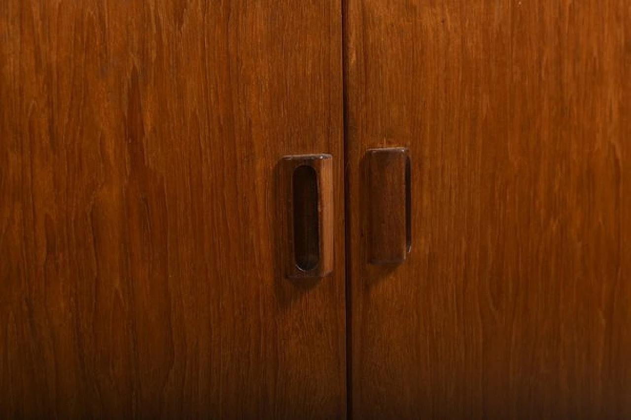 Mobiletto in teak e quercia di Børge Mogensen per Søborg, anni '50 6