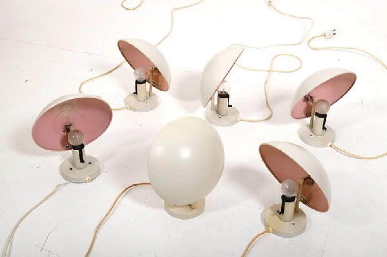Set di 6 lampade a cappello PH di Poul Henningsen per Louis Poulsen, anni '60 4