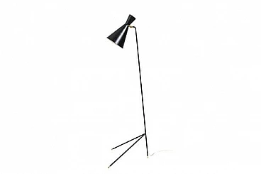 G123 metal floor lamp by Knud Joos for Lyfa, 1950s