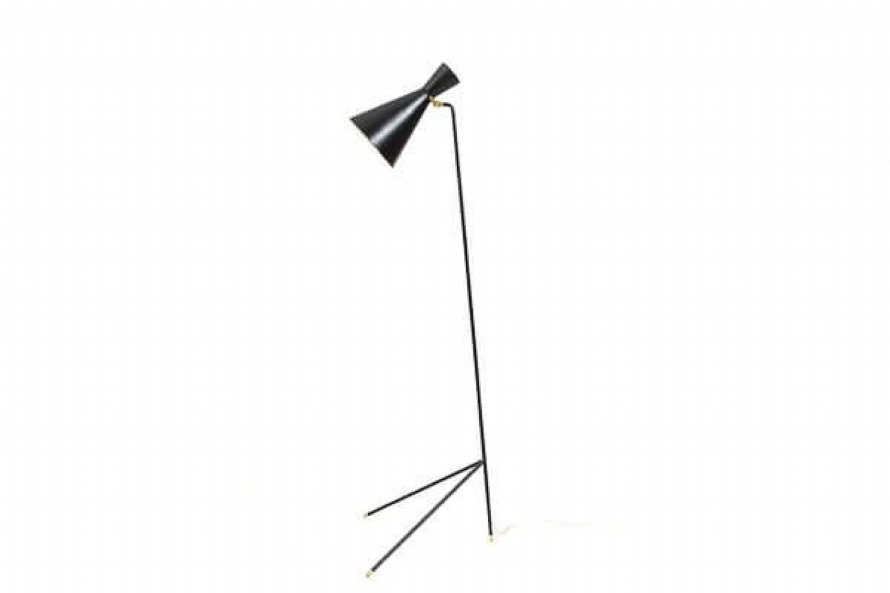 G123 metal floor lamp by Knud Joos for Lyfa, 1950s 4