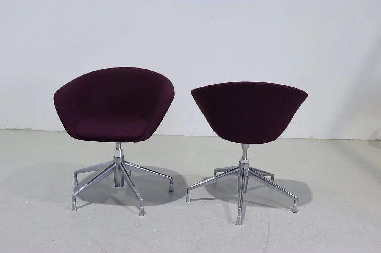 Coppia di poltrone Duna 02 di Lievore Altherr Molina per Arper, anni 2000 2