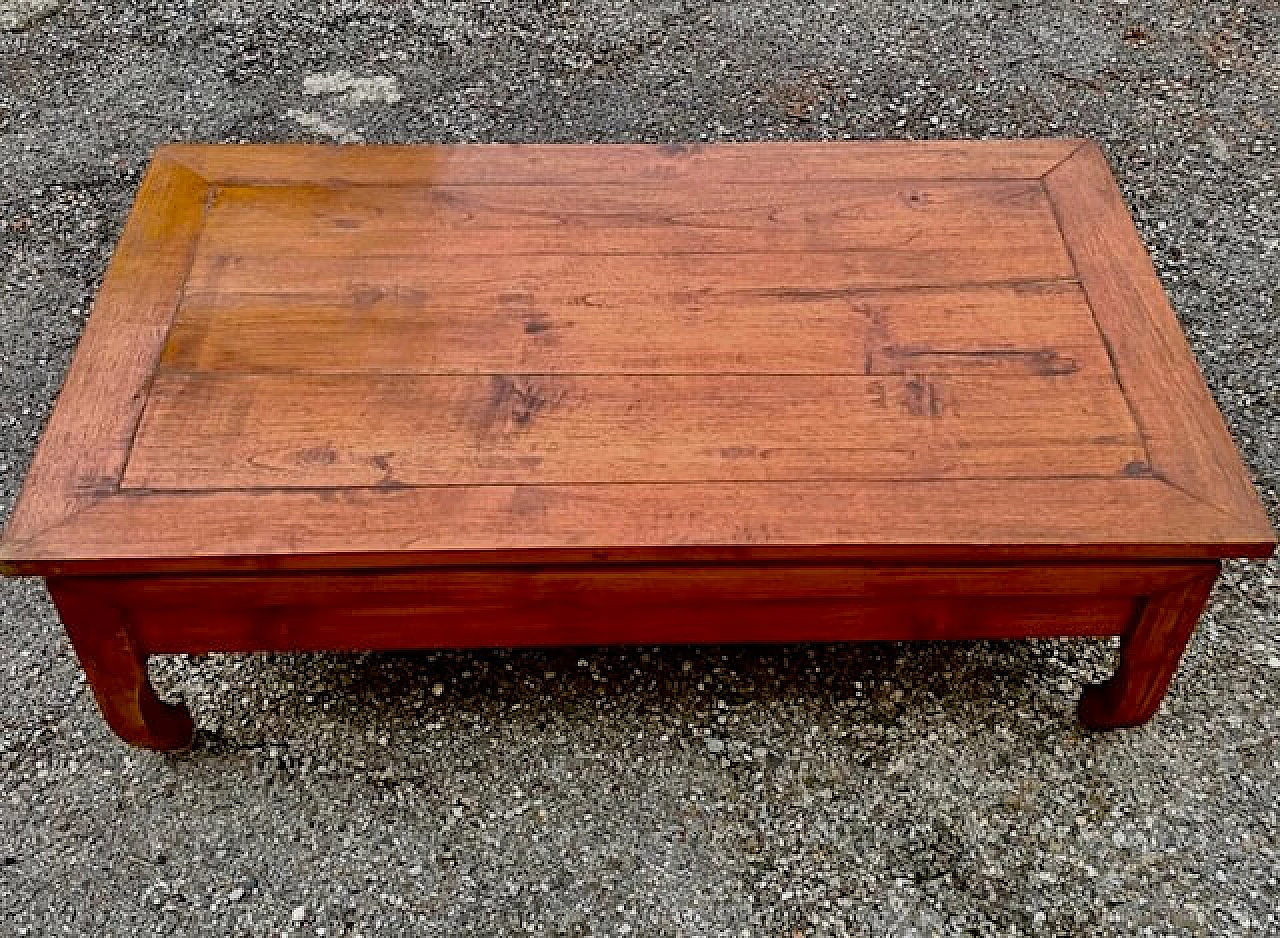 Chinese wooden coffee table, 1940s 3