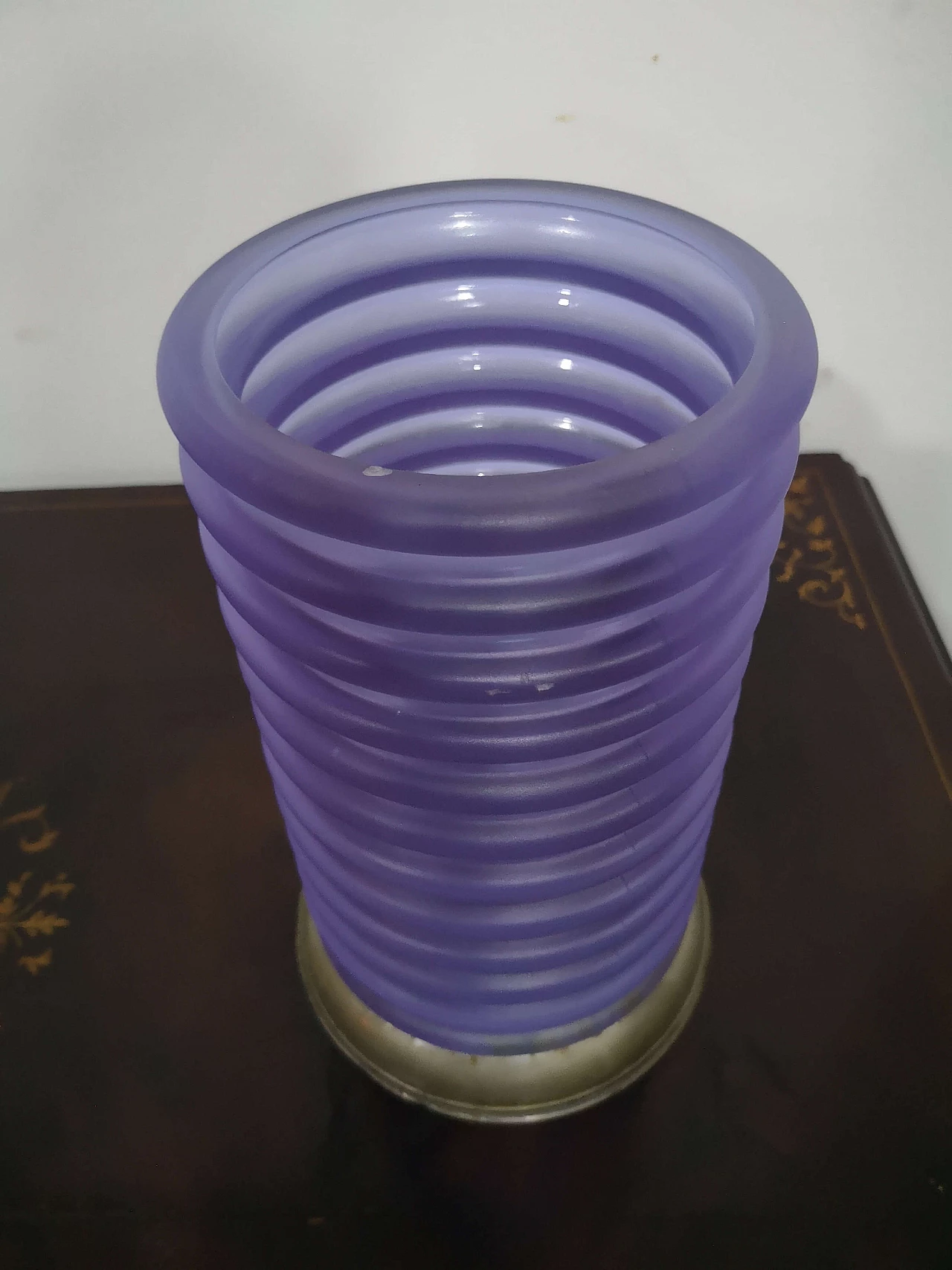 Vaso Onda in alessandrite e argento di Sergio Asti, anni '60 2