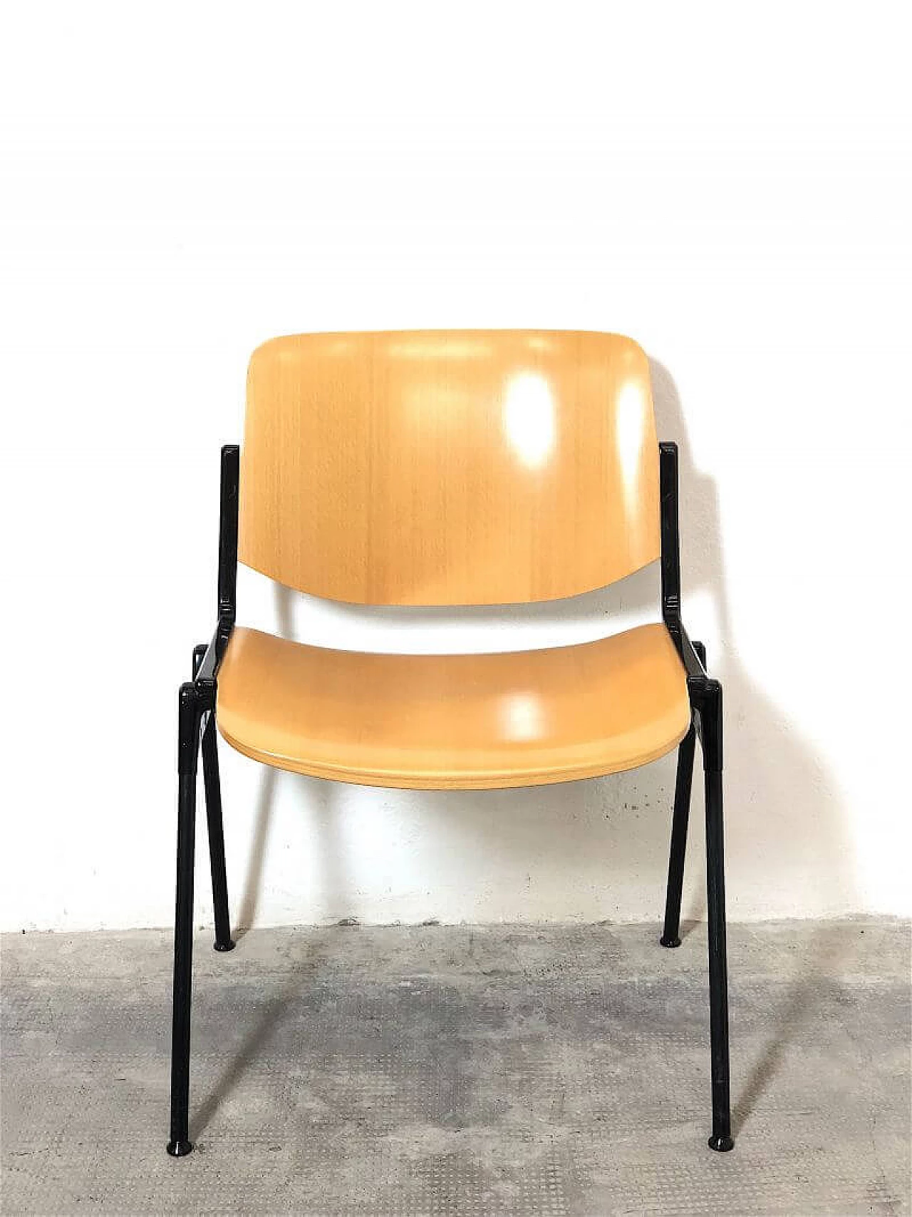 4 Chairs DSC 106 in bent beech and aluminium by Giancarlo Piretti for Anonima Castelli, 1965 9