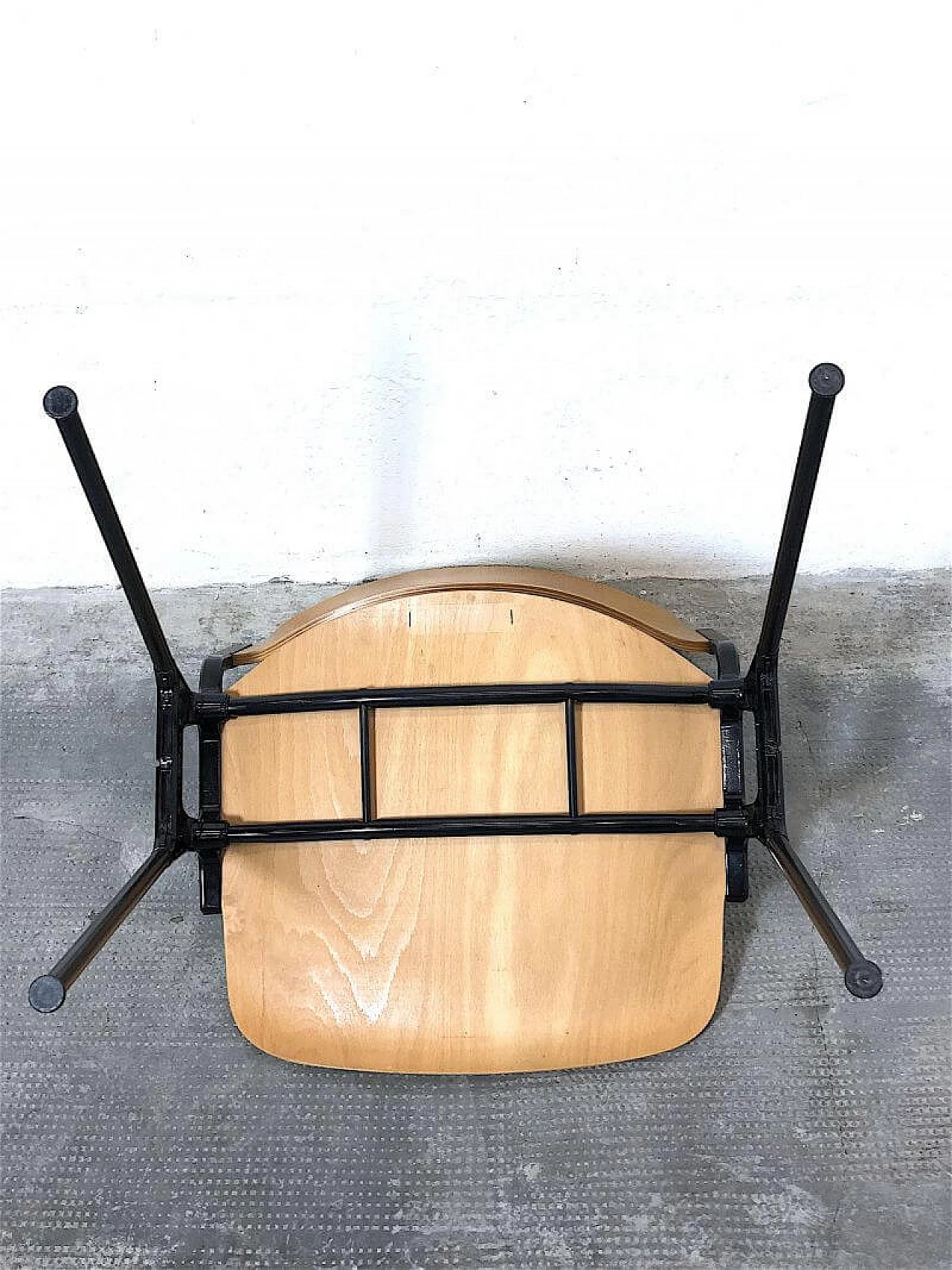 4 Chairs DSC 106 in bent beech and aluminium by Giancarlo Piretti for Anonima Castelli, 1965 15