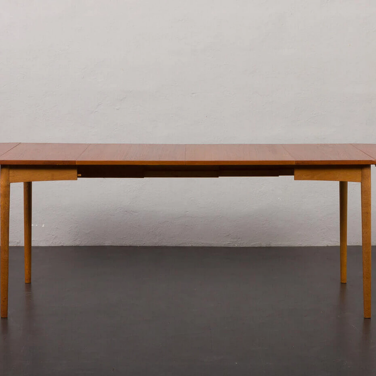 Danish extending teak dining table, 1960s 5