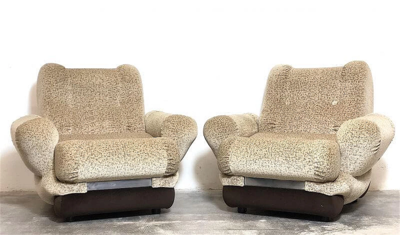 Pair of Space Age armchairs, 1970s 4