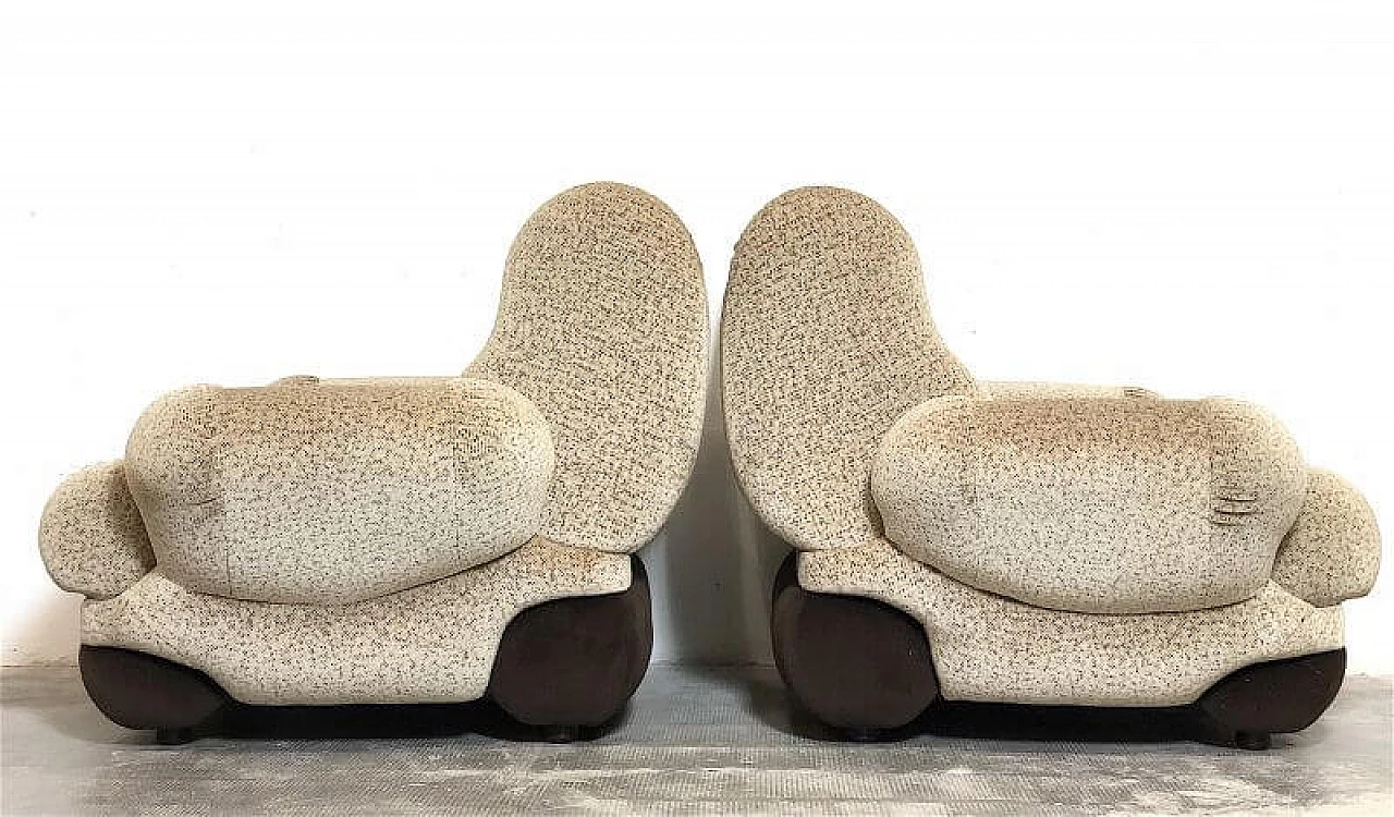 Pair of Space Age armchairs, 1970s 7