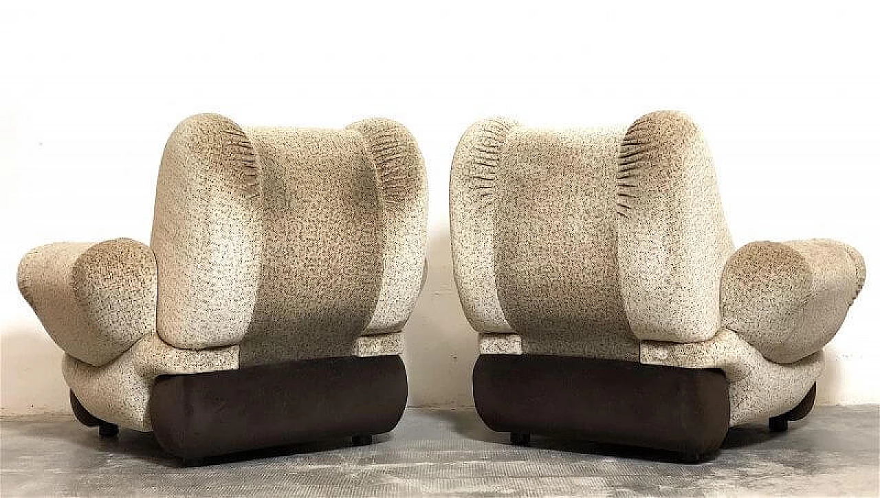 Pair of Space Age armchairs, 1970s 8