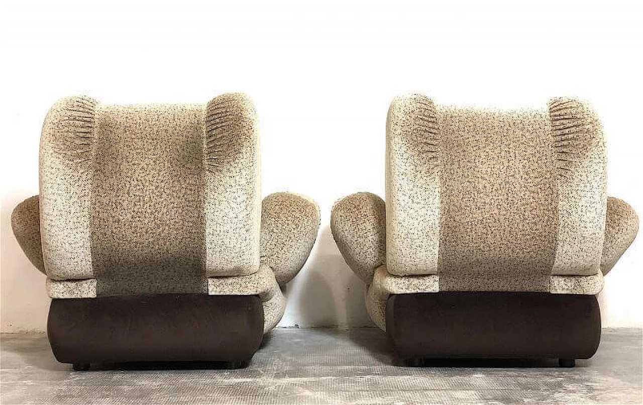 Pair of Space Age armchairs, 1970s 9