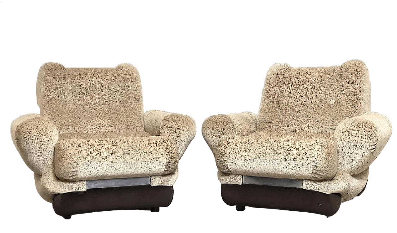 Pair of Space Age armchairs, 1970s 14