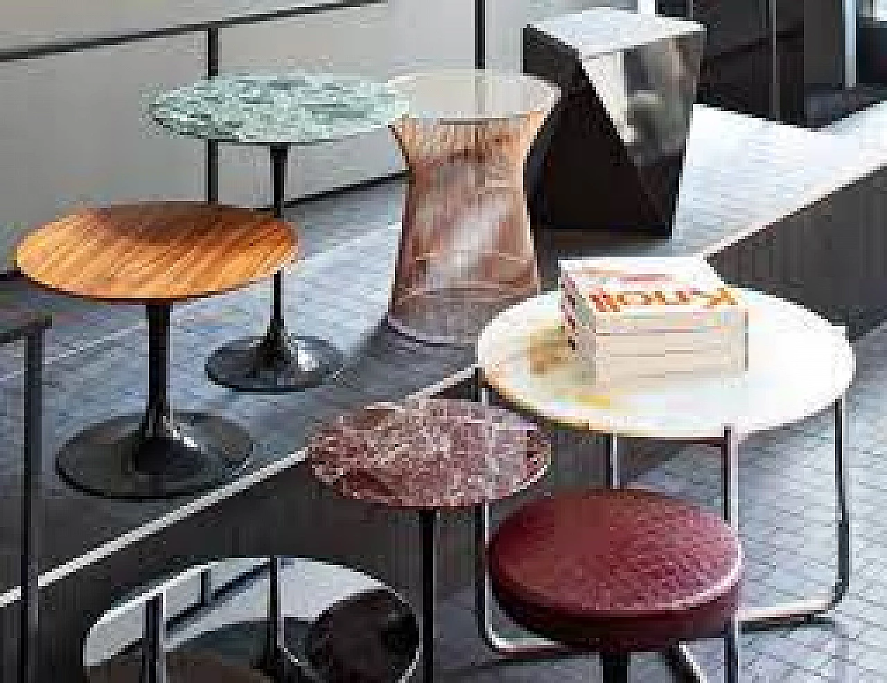 Tavolino in palissandro e alluminio di Eero Saarinen per Knoll, anni '60 3