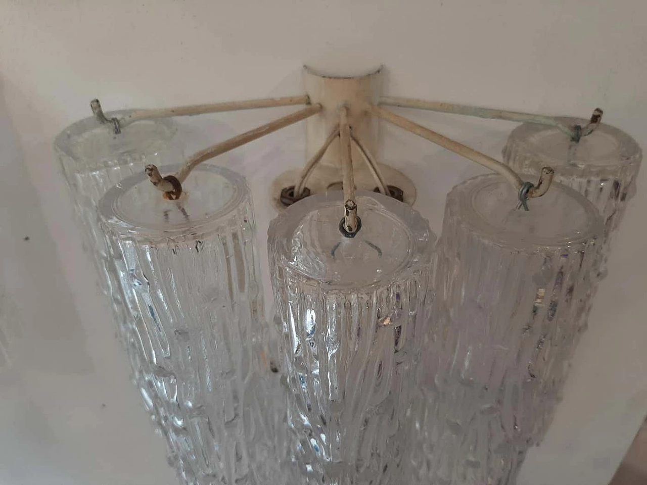 Coppia di lampada da parete di Toni Zuccheri per Venini, anni '60 4