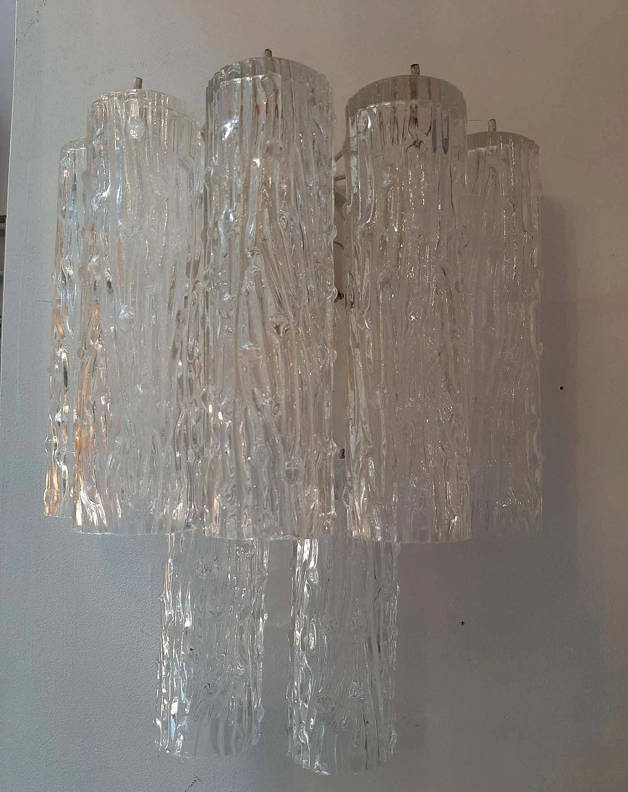 Coppia di lampada da parete di Toni Zuccheri per Venini, anni '60 7