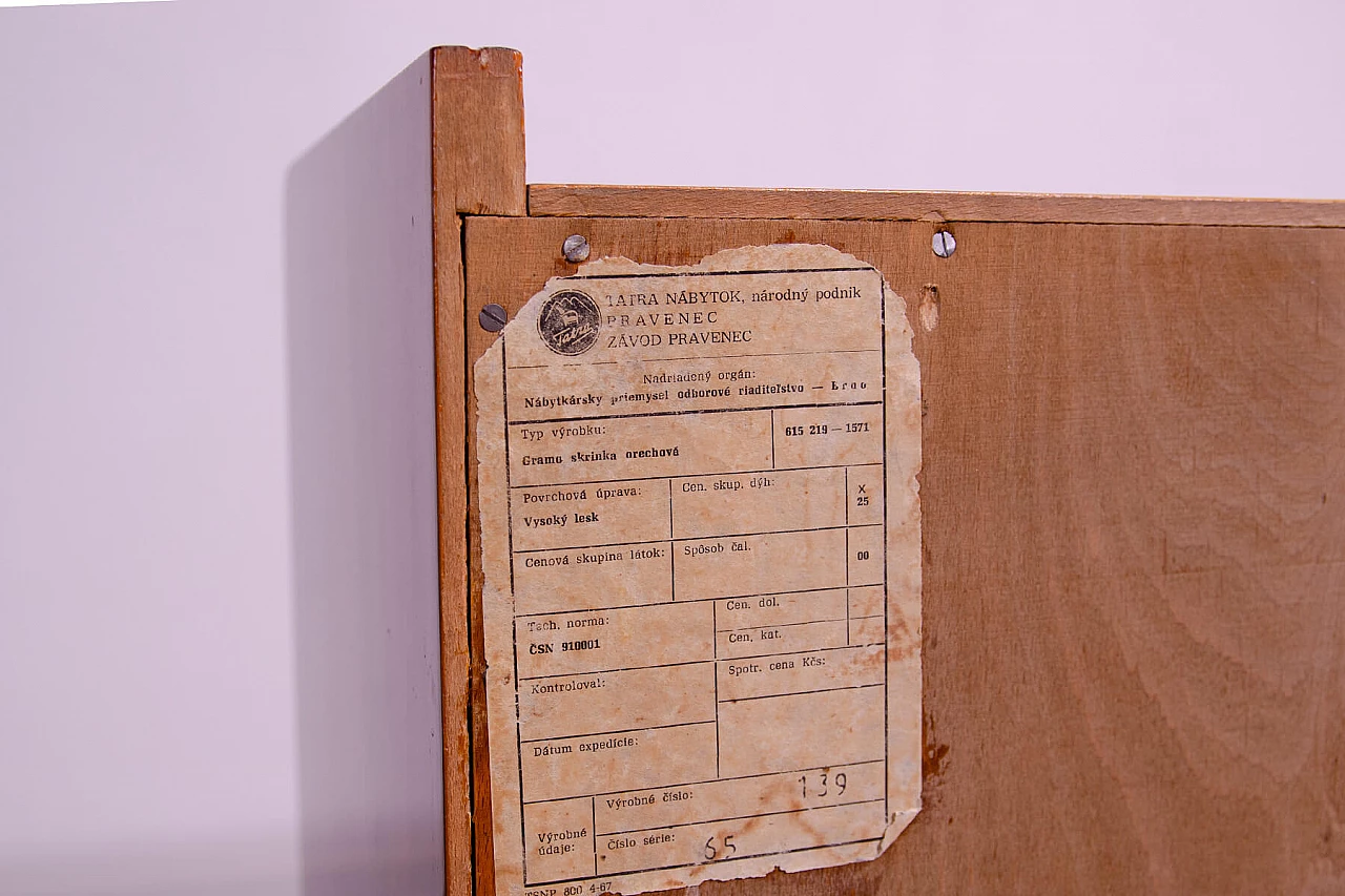 TV cabinet by František Jirák for Tatra Nábytok, 1960s 20