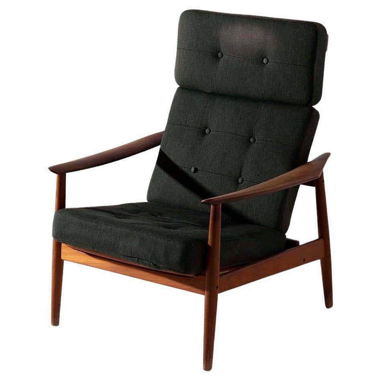 FD 164 recliner armchair by Arne Vodder for France & Daverkosen, 1950s 11