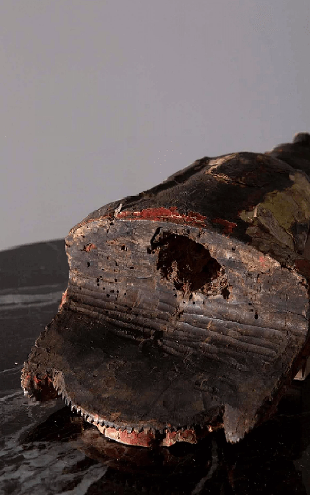 Bodhisattva Guanyin cinese, scultura in legno policromo, '500 4