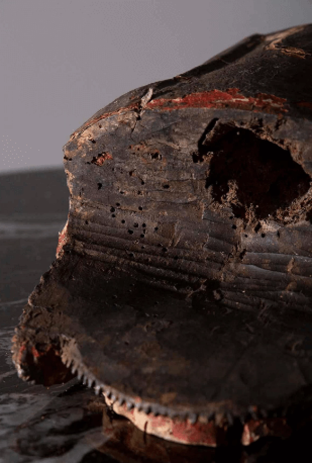 Bodhisattva Guanyin cinese, scultura in legno policromo, '500 7