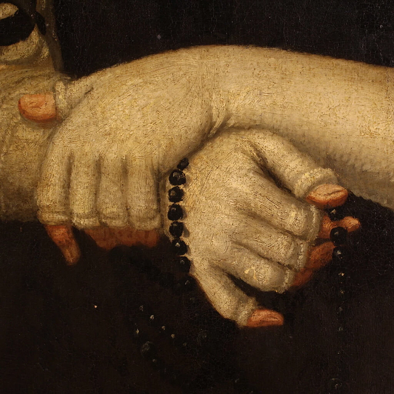 The widow of the pharmacist of Trent, oil on canvas, second half of the 17th century 8