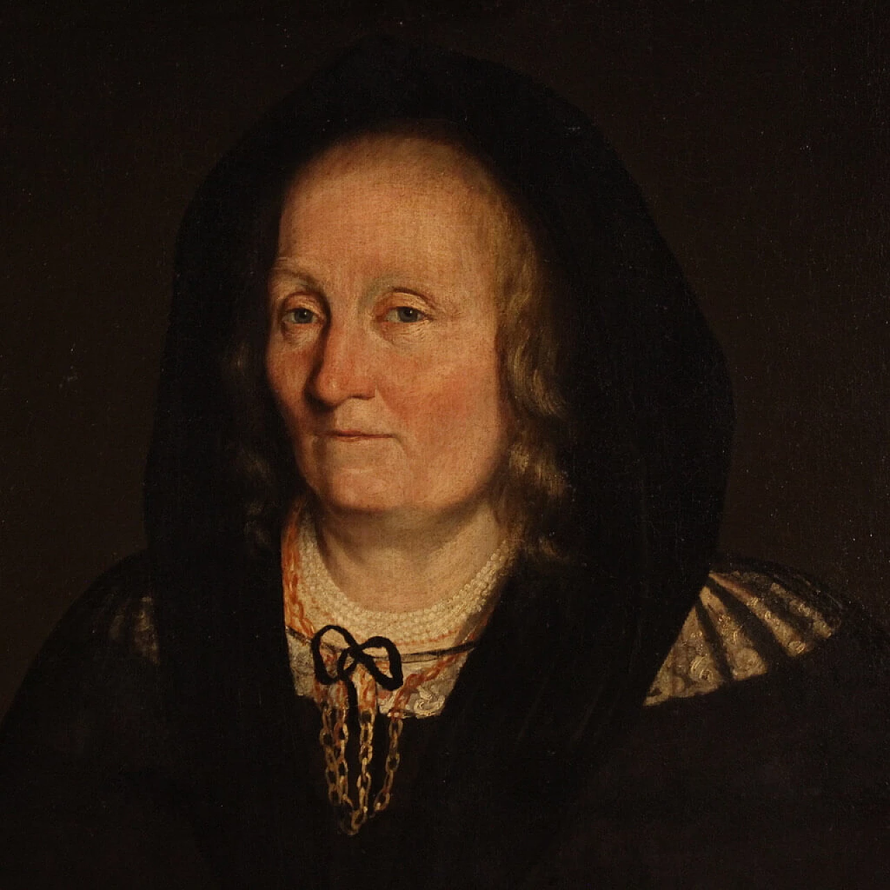 The widow of the pharmacist of Trent, oil on canvas, second half of the 17th century 11