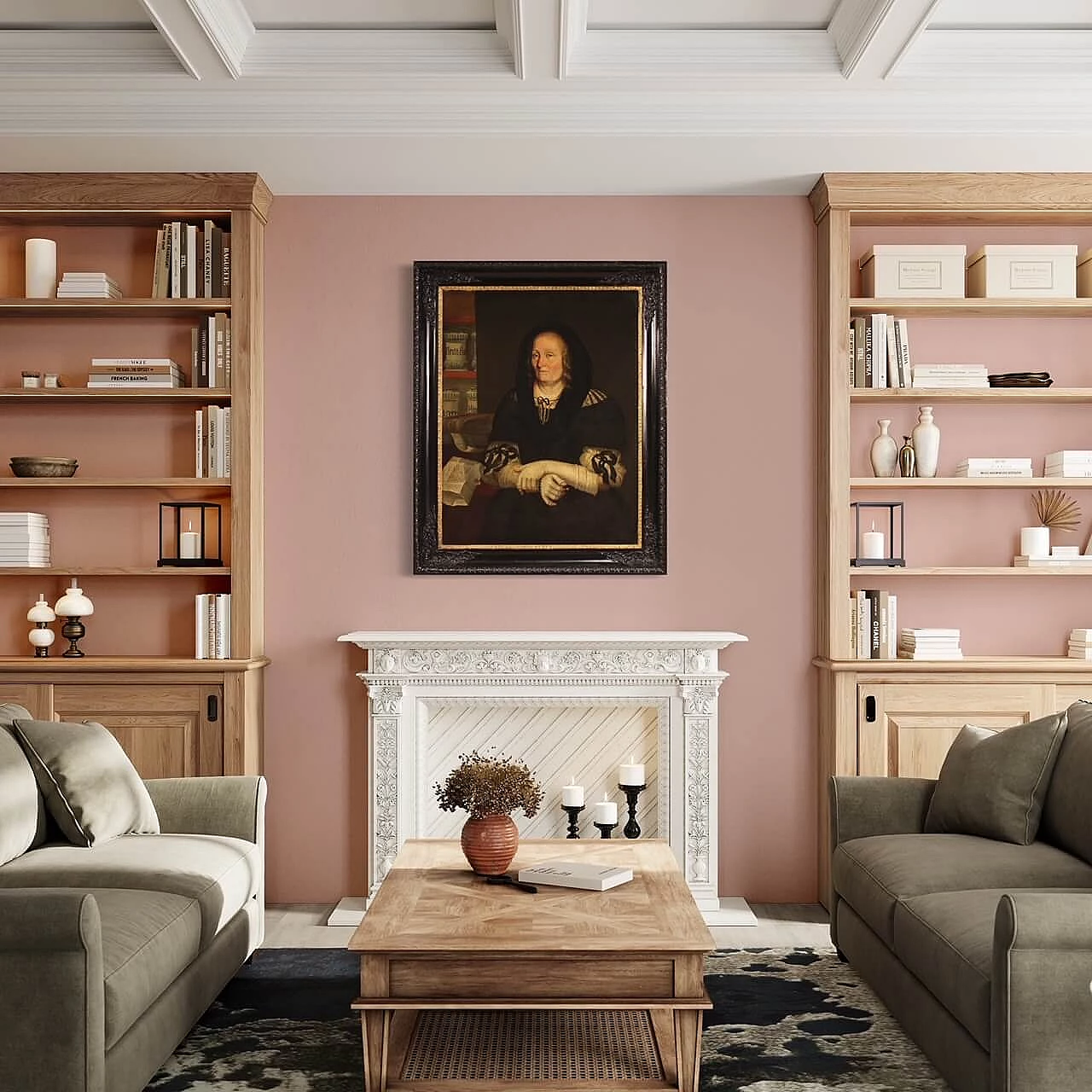 The widow of the pharmacist of Trent, oil on canvas, second half of the 17th century 15