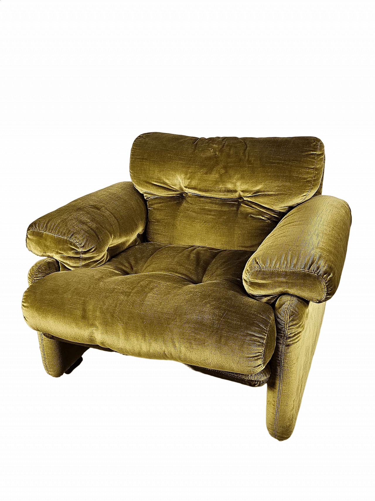 Coronado fabric armchair attributed to Tobia and Afra Scarpa for B&B Italia, 1960s 30