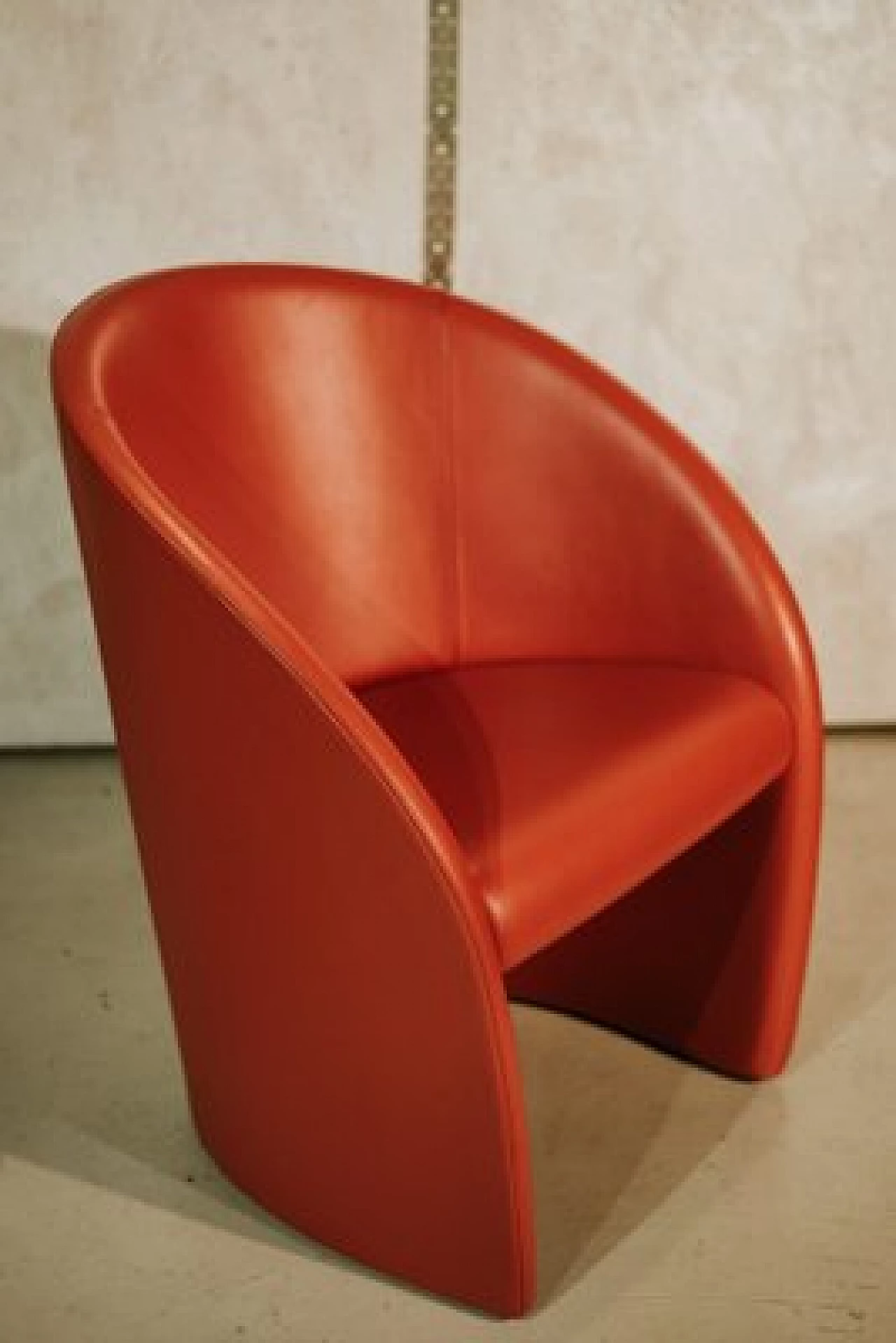 Intervista armchair by Massimo and Lella Vignelli for Poltrona Frau, 1989 2