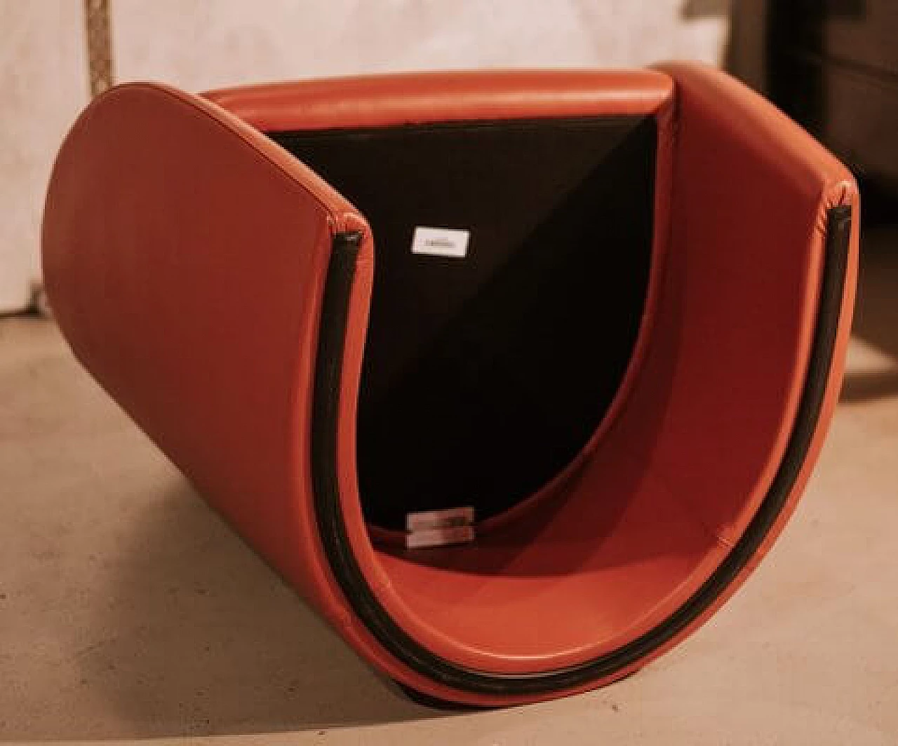 Intervista armchair by Massimo and Lella Vignelli for Poltrona Frau, 1989 10