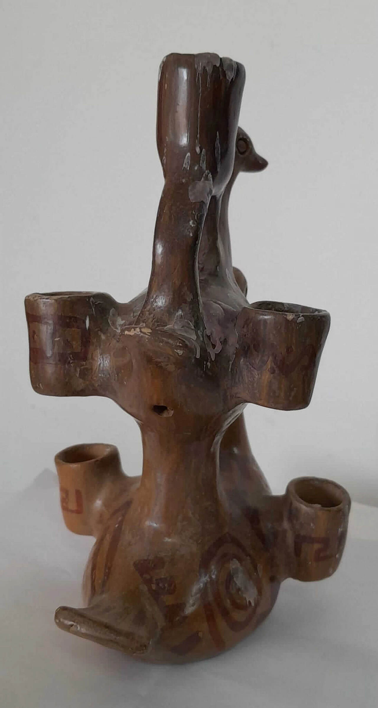 Sculptural ceramic candlestick by Heron Martinez Mendosa, 1920s 1