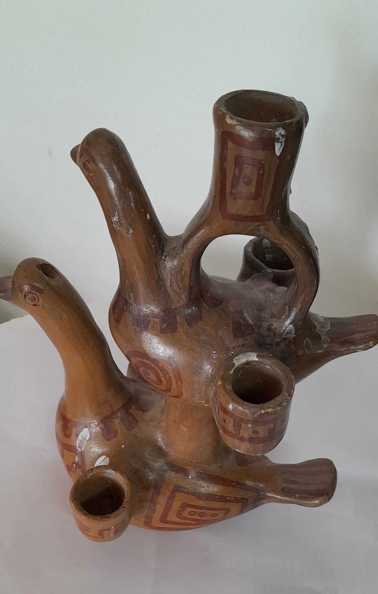 Sculptural ceramic candlestick by Heron Martinez Mendosa, 1920s 3